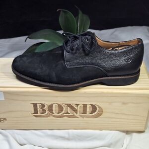ANATOMIC GEL Classic Black Leather Oxfords